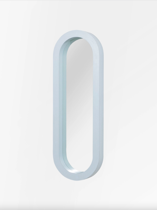 Capsule Mirror #4 - Light Blue