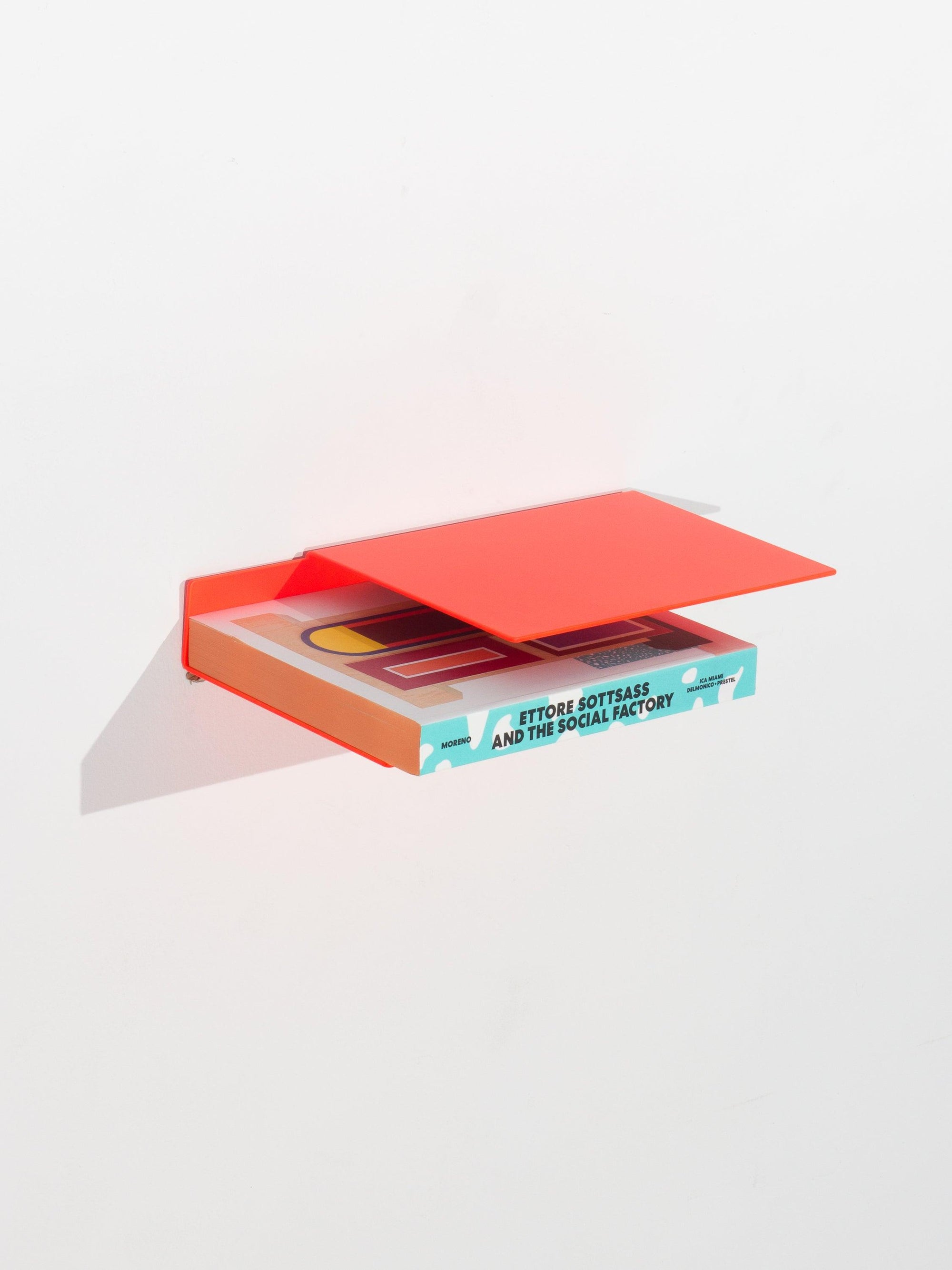 Luminous Orange Float Shelf by New Tendency