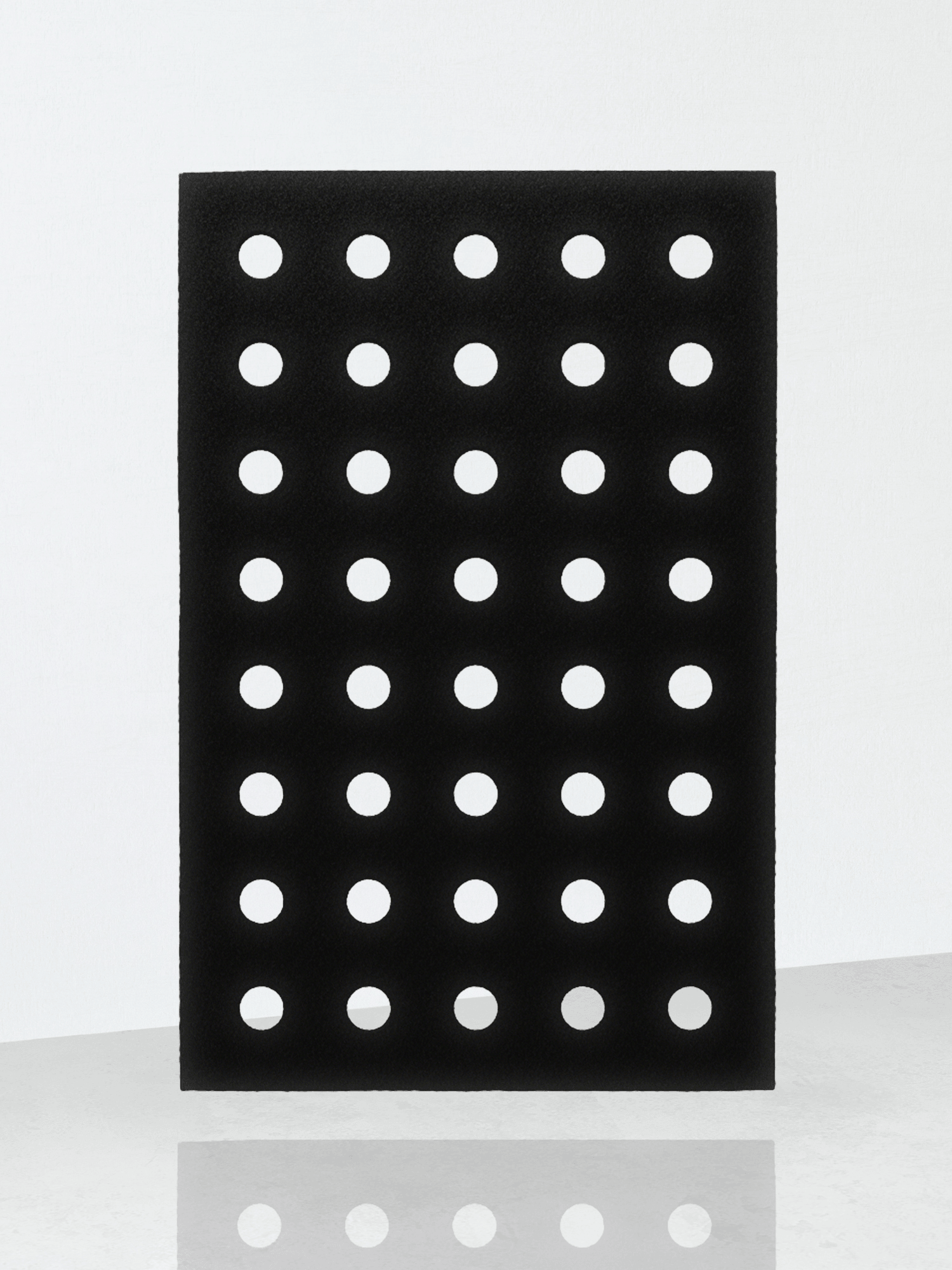 Perforated Rug - Large Hole - Black