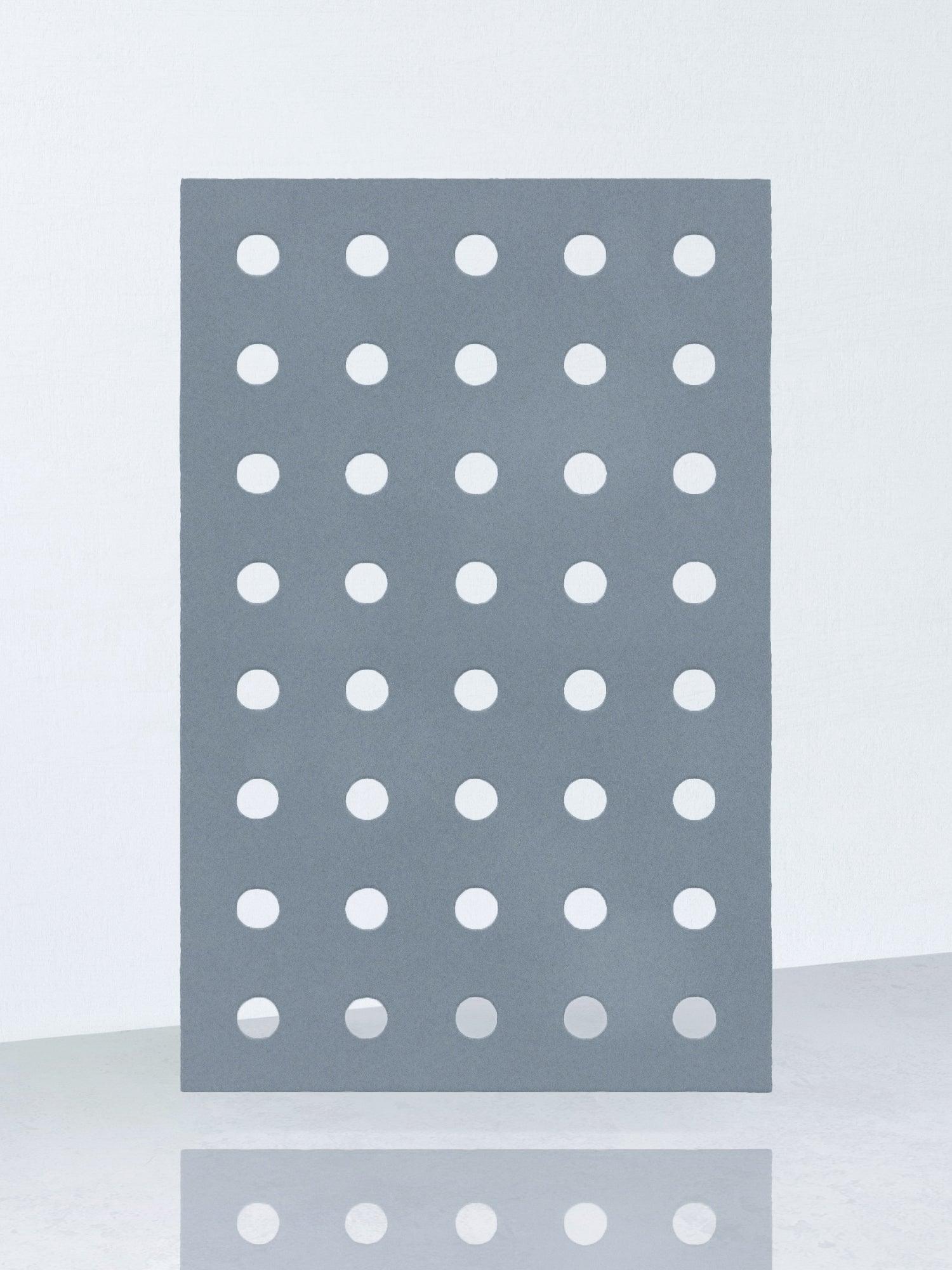 Perforated Rug - Large Hole - Gallery Grey