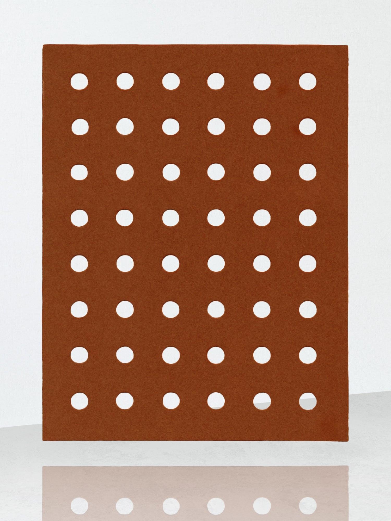 Perforated Rug - Large Hole - Rust