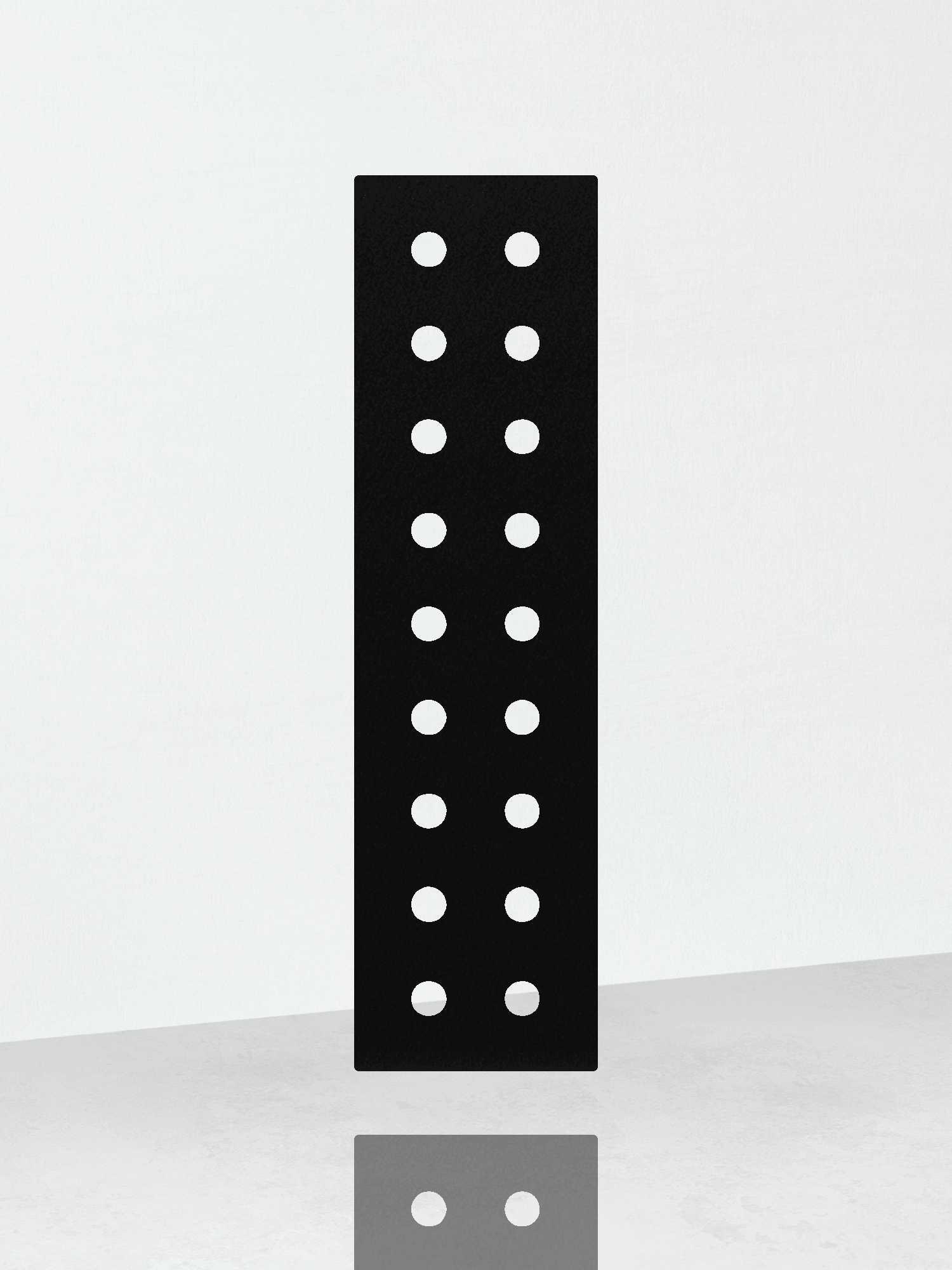 Perforated Rug - Runner - Black