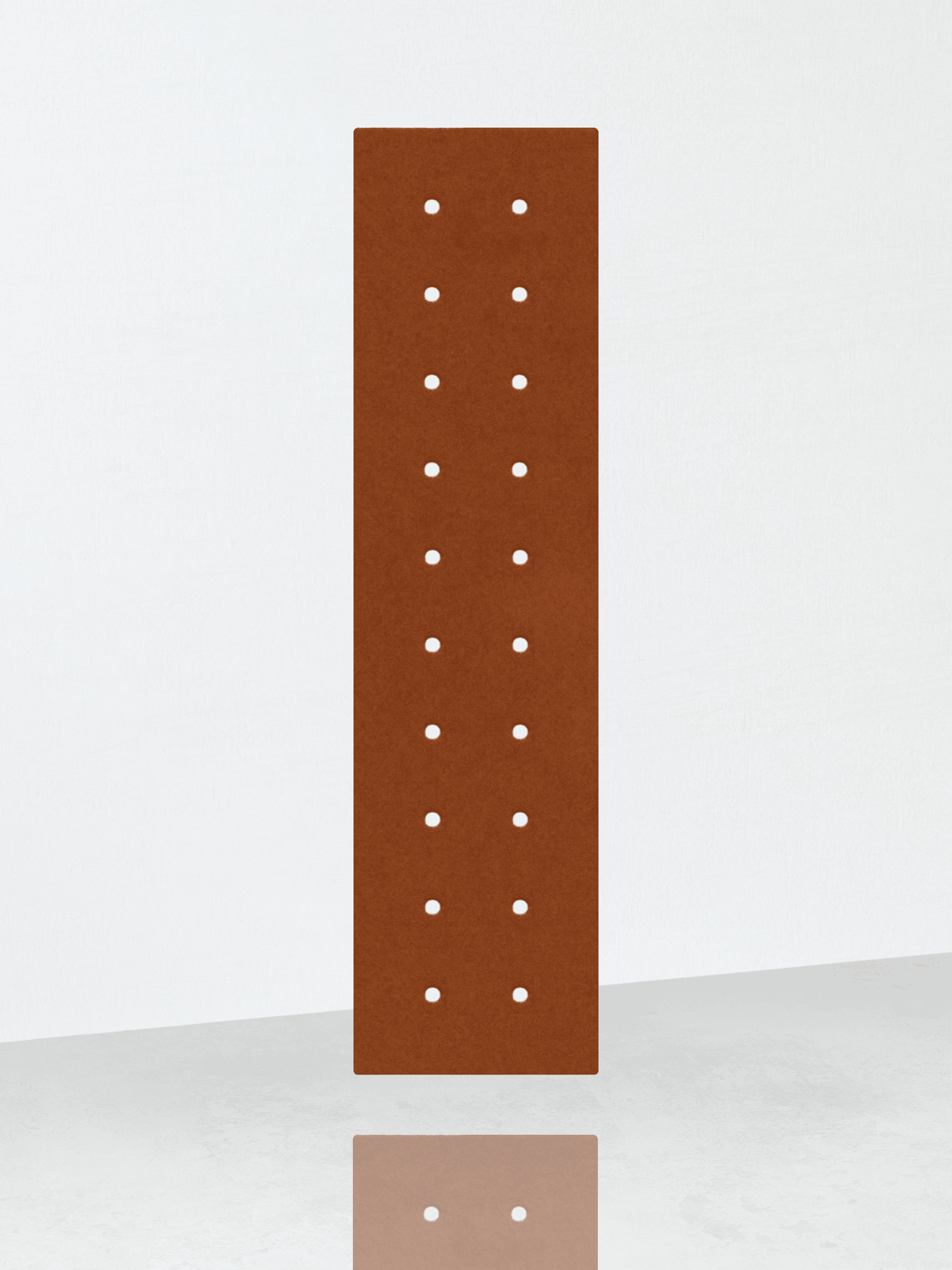 Perforated Rug - Runner - Rust