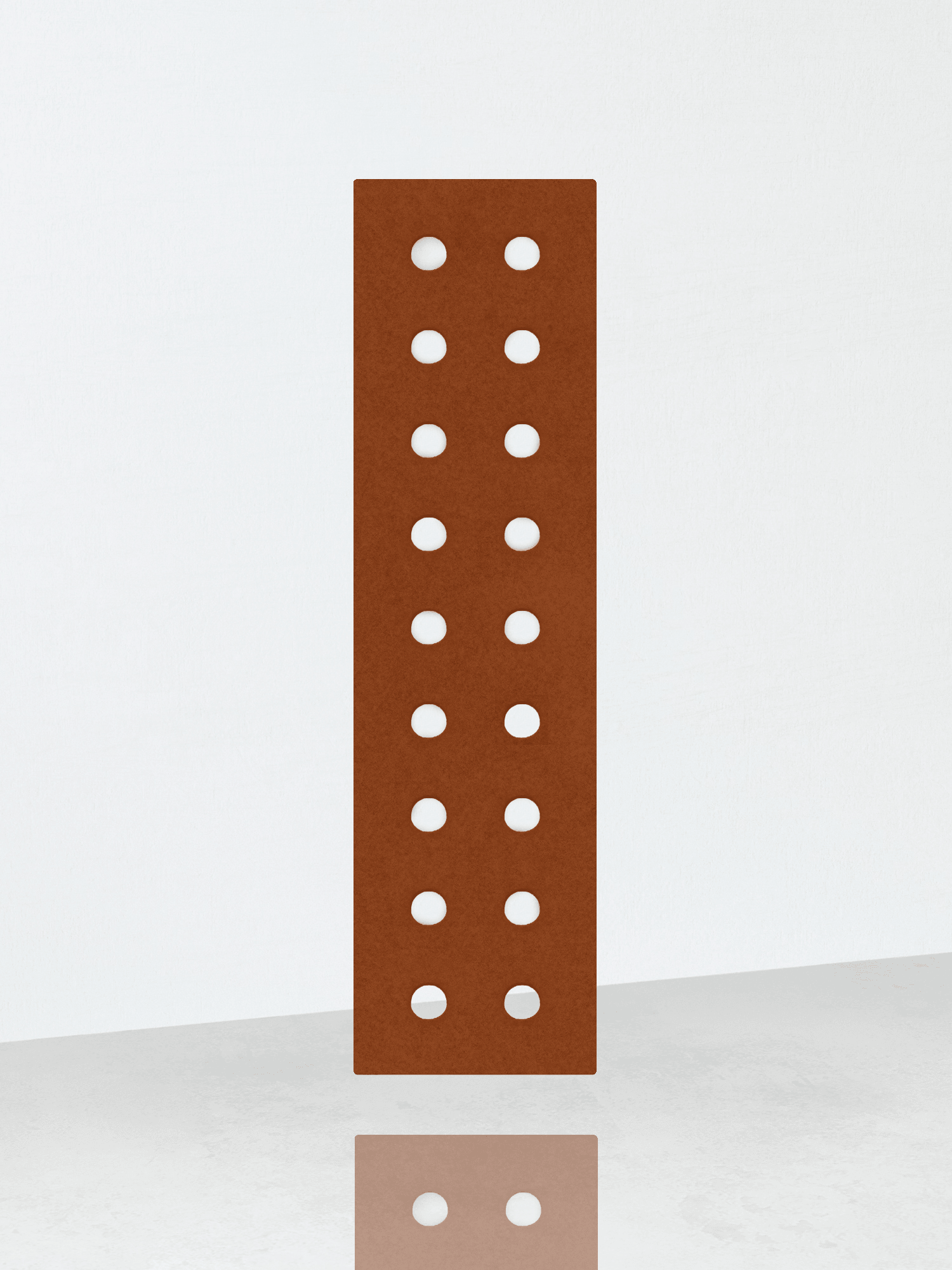 Perforated Rug - Runner - Rust